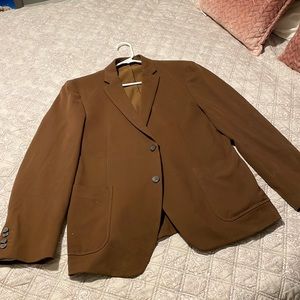 PEGUINS SPORT COAT MENS 42 brown